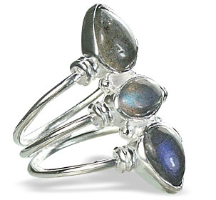 SKU 3005 - a Labradorite Rings Jewelry Design image