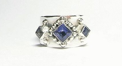 SKU 3092 - a Iolite Rings Jewelry Design image