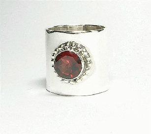 SKU 3095 - a Garnet Rings Jewelry Design image