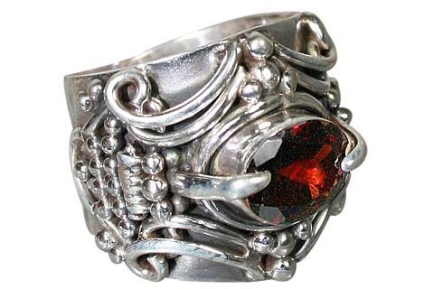 SKU 5059 - a Garnet Rings Jewelry Design image