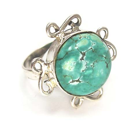 SKU 5076 - a Turquoise Rings Jewelry Design image