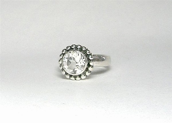 SKU 5404 - a White topaz Rings Jewelry Design image