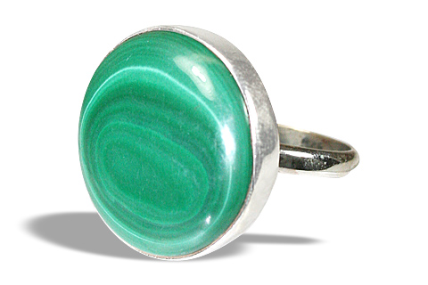 SKU 7209 - a Malachite rings Jewelry Design image