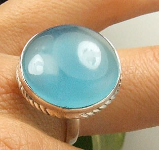 SKU 7223 - a Chalcedony rings Jewelry Design image