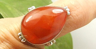 SKU 7227 - a Carnelian rings Jewelry Design image