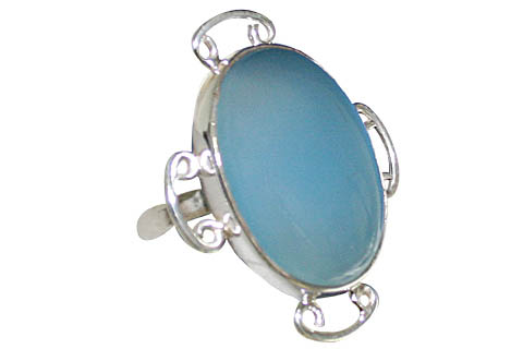 SKU 7228 - a Chalcedony rings Jewelry Design image
