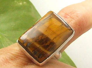 SKU 7230 - a Tiger eye rings Jewelry Design image