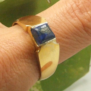 SKU 7234 - a Lapis Lazuli rings Jewelry Design image