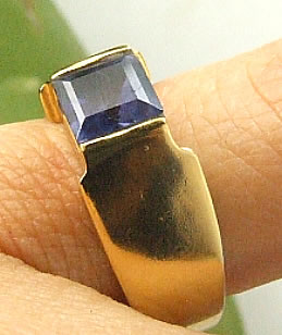 SKU 7236 - a Iolite rings Jewelry Design image