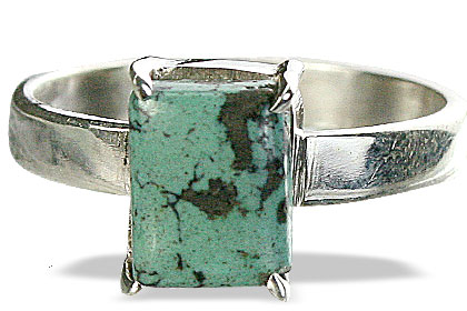 SKU 7240 - a Turquoise rings Jewelry Design image
