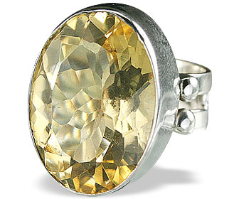 SKU 8150 - a Lemon Quartz rings Jewelry Design image