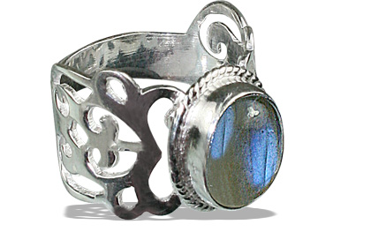 SKU 8282 - a Labradorite rings Jewelry Design image