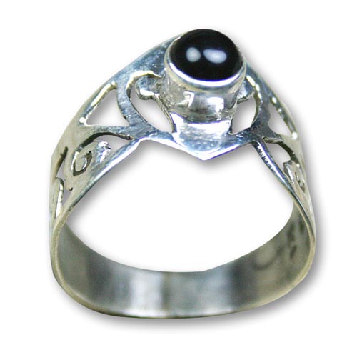 SKU 8283 - a Onyx rings Jewelry Design image