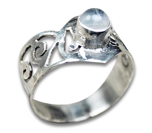 SKU 8285 - a Moonstone rings Jewelry Design image
