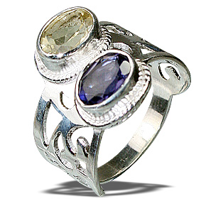 SKU 8288 - a Iolite rings Jewelry Design image