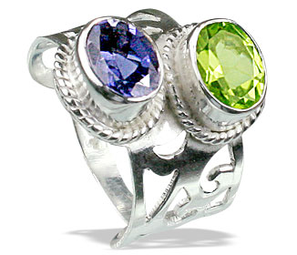 SKU 8302 - a Peridot rings Jewelry Design image