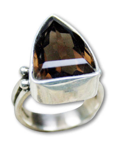 SKU 8305 - a Smoky Quartz rings Jewelry Design image