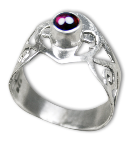 SKU 8311 - a Garnet rings Jewelry Design image