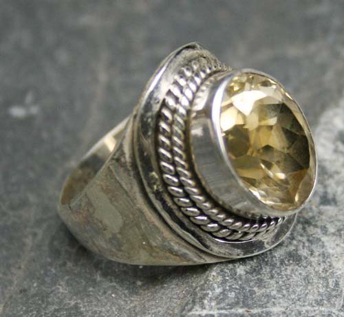 SKU 8312 - a Citrine rings Jewelry Design image