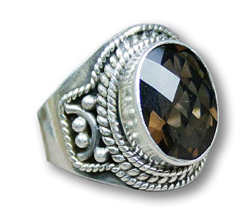 SKU 8315 - a Smoky Quartz rings Jewelry Design image