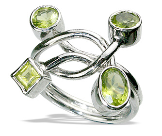 SKU 8323 - a Peridot rings Jewelry Design image