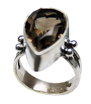SKU 8330 - a Smoky Quartz rings Jewelry Design image