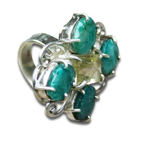 SKU 8351 - a Turquoise rings Jewelry Design image
