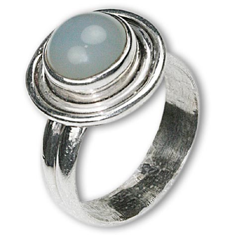 SKU 8458 - a Chalcedony rings Jewelry Design image