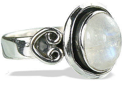 SKU 8459 - a Moonstone rings Jewelry Design image