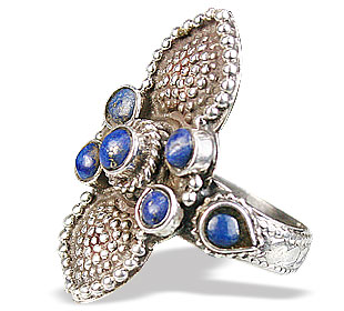 SKU 8557 - a Lapis Lazuli rings Jewelry Design image