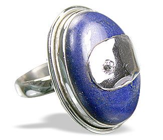 SKU 8614 - a Lapis Lazuli rings Jewelry Design image
