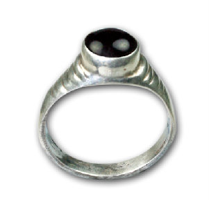 SKU 8630 - a Onyx rings Jewelry Design image