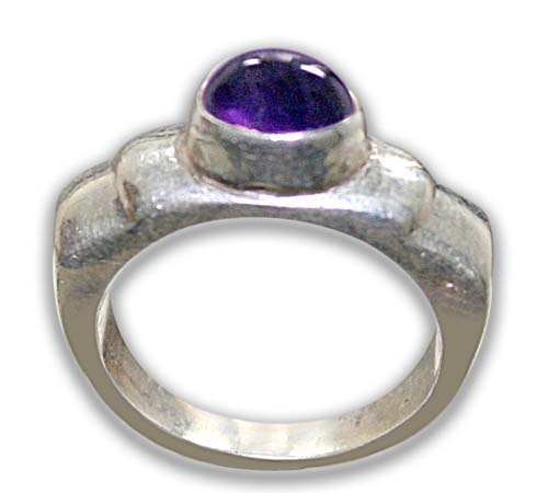 SKU 8660 - a Amethyst rings Jewelry Design image