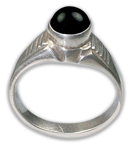 SKU 8664 - a Onyx rings Jewelry Design image