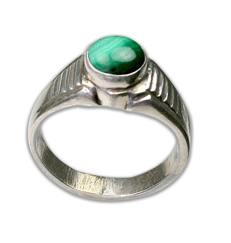 SKU 8690 - a Malachite rings Jewelry Design image