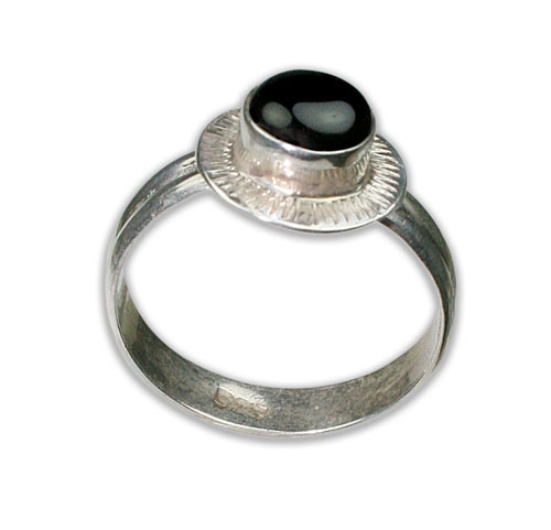 SKU 8691 - a Onyx rings Jewelry Design image
