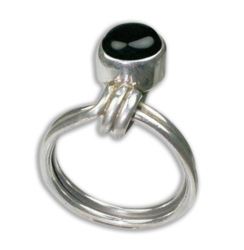 SKU 8692 - a Onyx rings Jewelry Design image