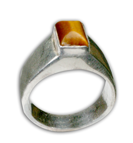 SKU 8700 - a Tiger eye rings Jewelry Design image