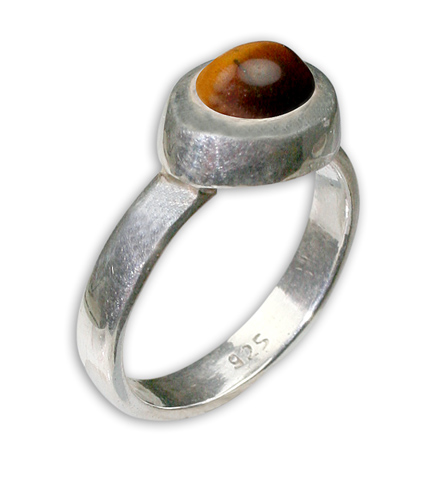 SKU 8709 - a Tiger eye rings Jewelry Design image