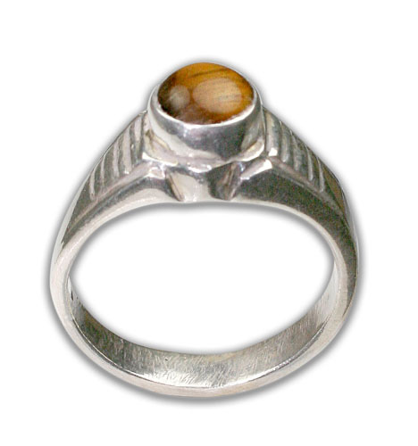 SKU 8716 - a Tiger eye rings Jewelry Design image