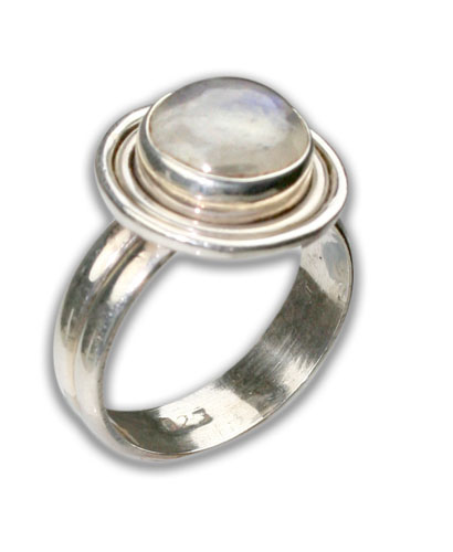 SKU 8717 - a Moonstone rings Jewelry Design image