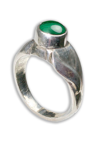 SKU 8722 - a Malachite rings Jewelry Design image