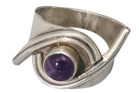 SKU 8735 - a Amethyst rings Jewelry Design image