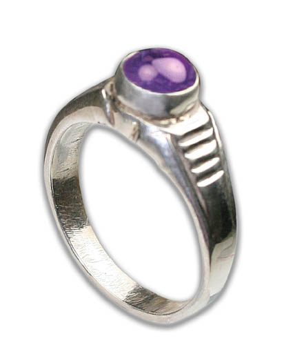 SKU 8740 - a Amethyst rings Jewelry Design image