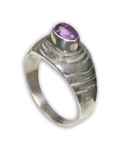 SKU 8743 - a Amethyst rings Jewelry Design image