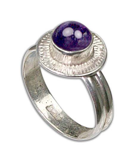 SKU 8746 - a Amethyst rings Jewelry Design image