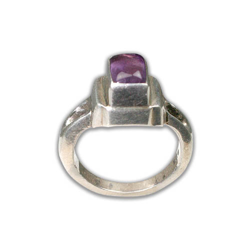 SKU 8748 - a Amethyst rings Jewelry Design image