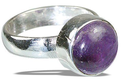 SKU 8749 - a Amethyst rings Jewelry Design image