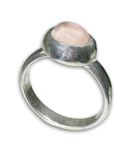 SKU 8779 - a Rose quartz rings Jewelry Design image