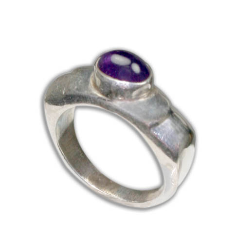 SKU 8791 - a Amethyst rings Jewelry Design image
